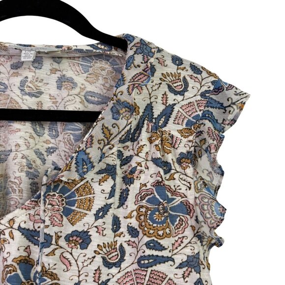 Lucky Brand Floral Print Women's Top - Picture 5 of 12